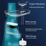 წყლის ფანტანი სამმაგი ფილტრაციით და სენსორით - Image 3