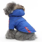 თბილი ქურთუკი ბეწვიანი ჰუდით - Image 3