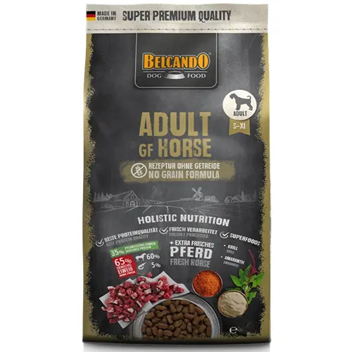 ბელკანდო ძაღლის ცხენის ხორცით